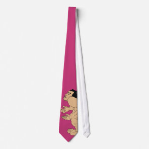Sumo wrestling neck tie