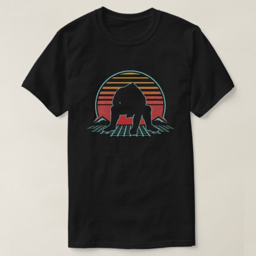 Sumo Wrestling Retro Vintage 80s Style Gift  T_Shirt
