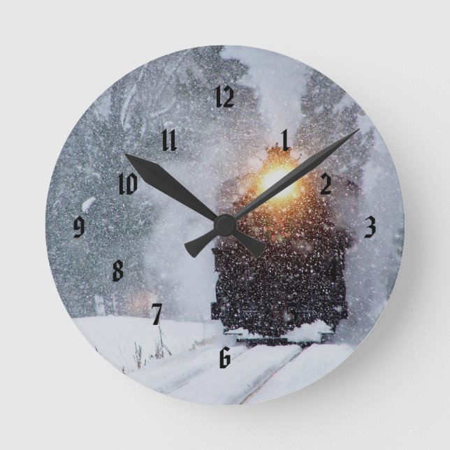 Sumpter Valley Railroad Christmas Clock (Front)