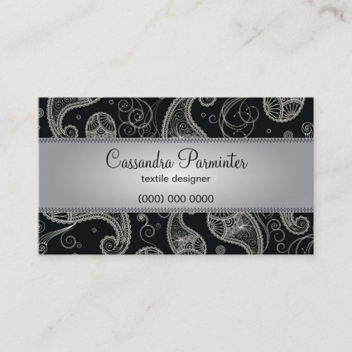 Sumptuous Paisley Business Card
