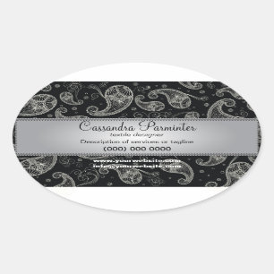 Sumptuous Paisley Promotional Stickers