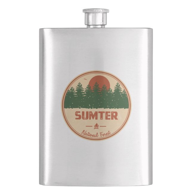 Sumter National Forest Flask (Front)