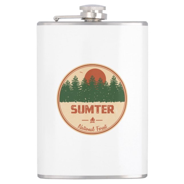 Sumter National Forest Flask (Front)