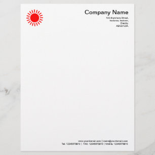 Sun 01 - Red Letterhead
