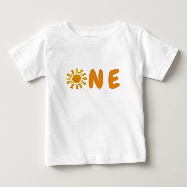 Sun 1ST birthday Baby T-Shirt (Front)