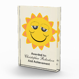 Sun Achievement Acrylic Award