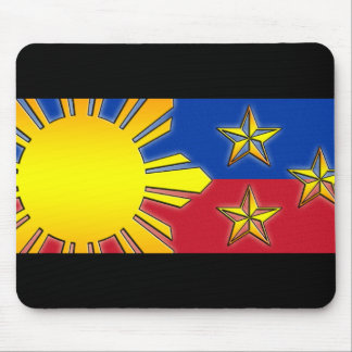 Sun and 3 Stars Mouse Pad