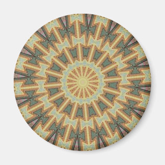 Sun and Cactus Kaleidoscope Magnet