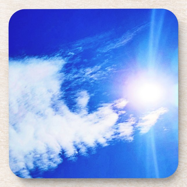 Sun And Clouds In Ottawa Sky. Buy Now Beverage Coaster (Front)