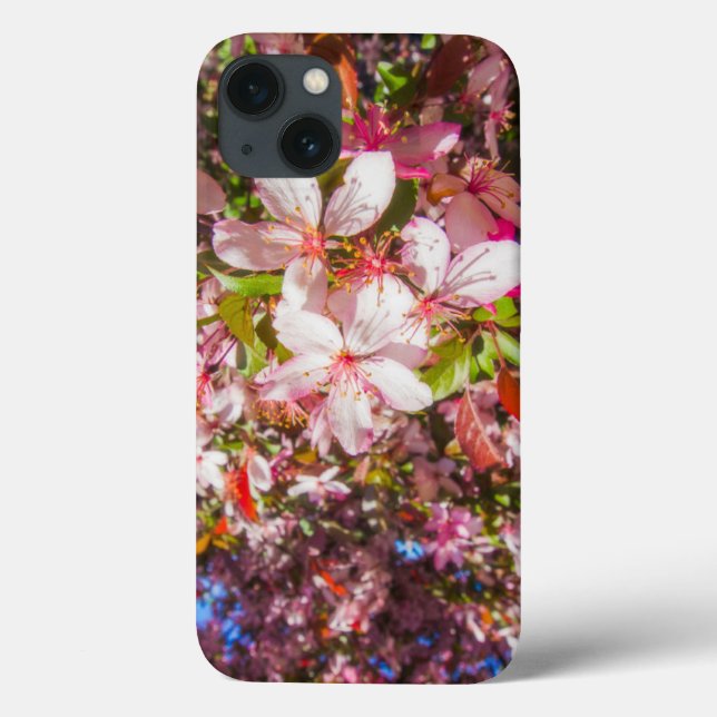 Sun and clouds Nature blooms Heart in flowers Case-Mate iPhone Case (Back)