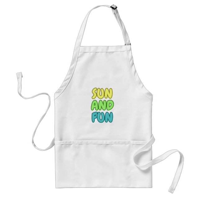 Sun And Fun Apron (Front)