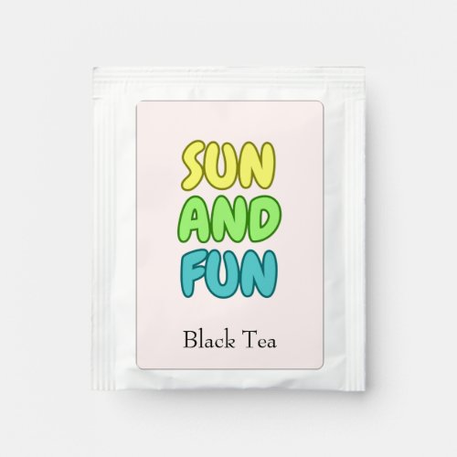 Sun And Fun Black Tea Bag Drink Mix