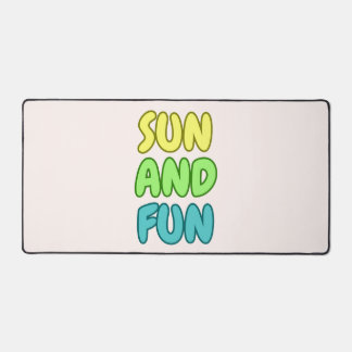 Sun And Fun Desk Mat