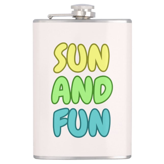 Sun And Fun Flask (Front)
