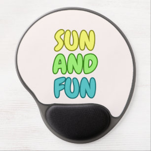 Sun And Fun Gel Mouse Pad