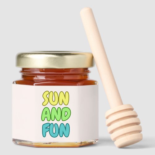 Sun And Fun Honey Jar Favors