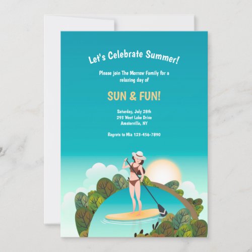 Sun and Fun Invitation