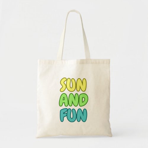 Sun And Fun Tote Bag