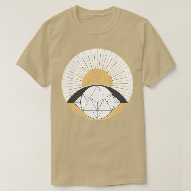 Sun and Merkabah T-Shirt (Design Front)