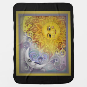 Sun and Moon Baby Blanket