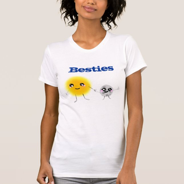 Sun and Moon Besties T-Shirt (Front)