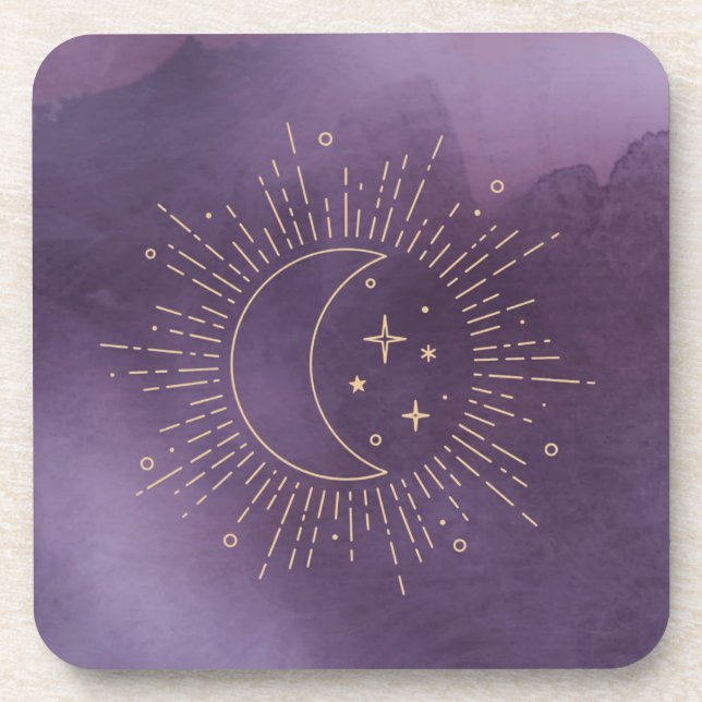 Sun and Moon Beverage Coaster (Front)
