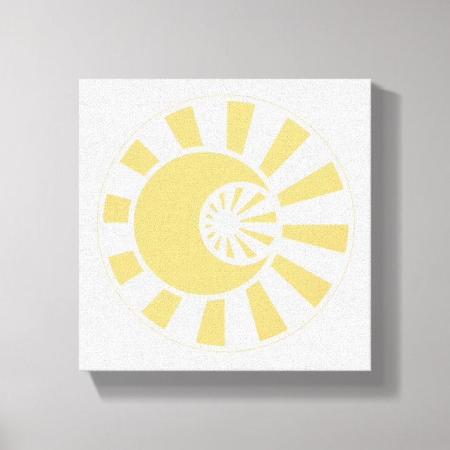 Sun and Moon Canvas Print (Front)