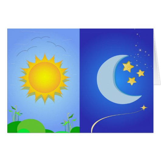 sun and moon cards (Front Horizontal)