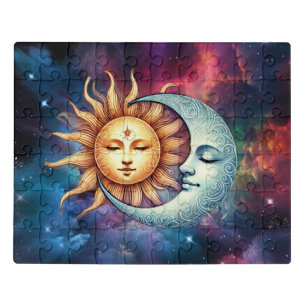 Sun and Moon Celestial Puzzle