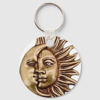 SUN AND MOON CHARM DESIGN KEYCHAIN