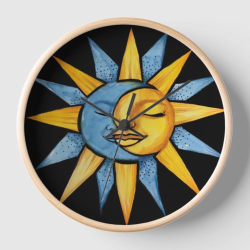 Sun and Moon                                       Clock