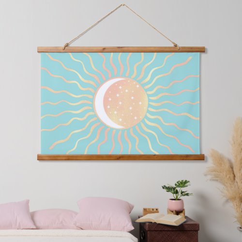 Sun And Moon Hanging Tapestry