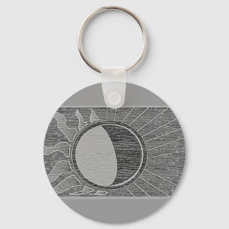 sun and moon keychain