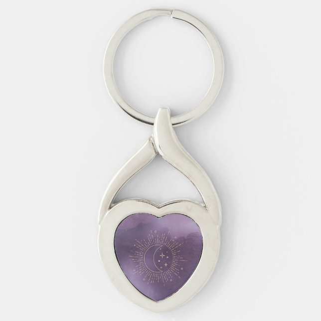 Sun and Moon Keychain (Front)