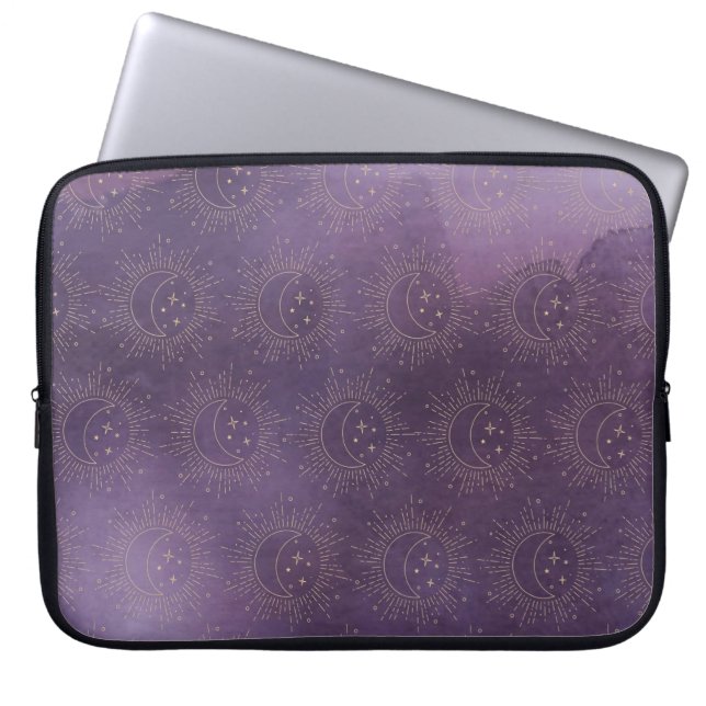 Sun and Moon Laptop Sleeve (Front)
