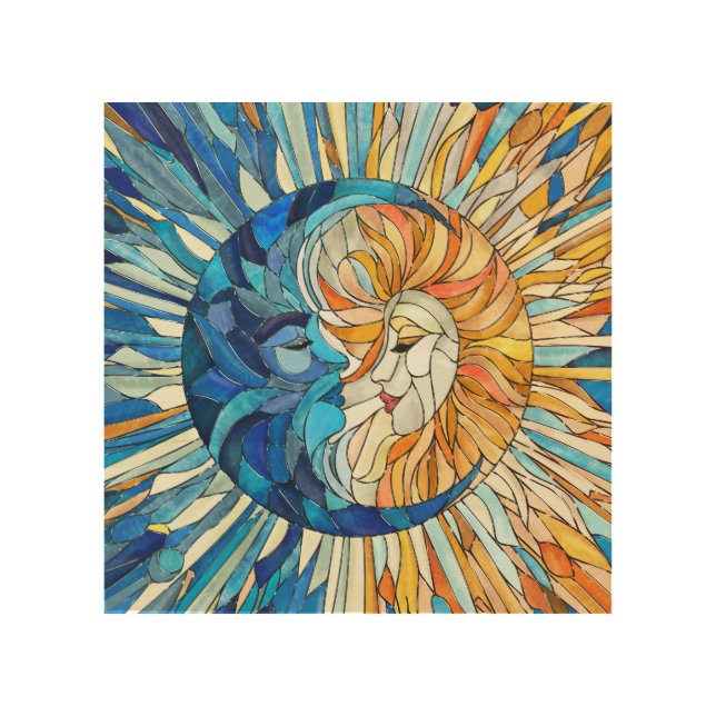 Sun and Moon Mosaic Art (Front)