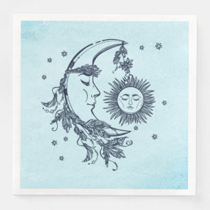 Sun and Moon Paper Dinner Napkins