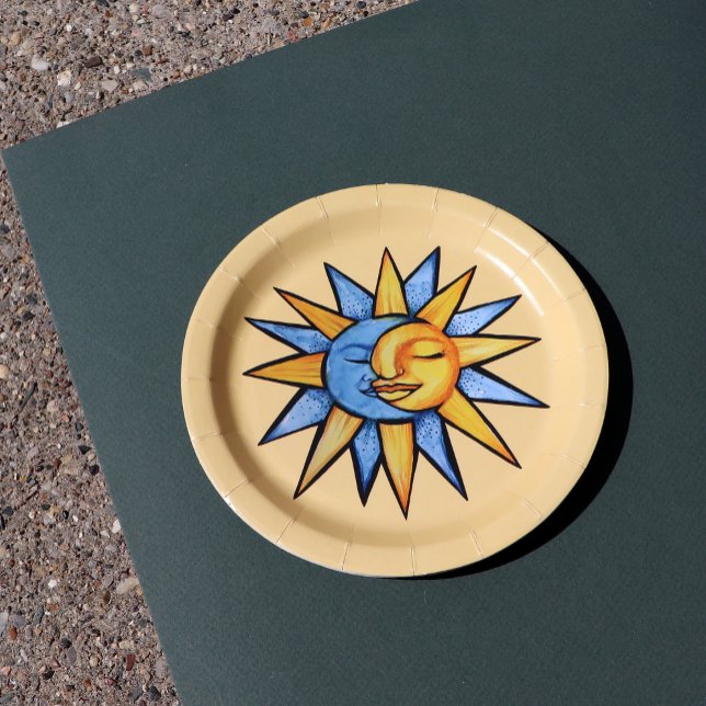 Sun and Moon                              Paper Plates (Creator Uploaded)