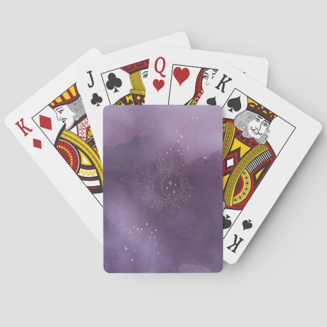 Sun and Moon Poker Cards (Back)