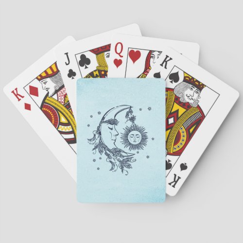 Sun and Moon Poker Cards