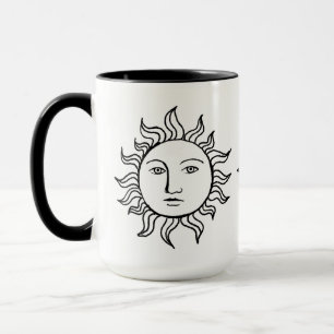 Sun And Moon Retro Magic Vintage Witchy Celestial Mug