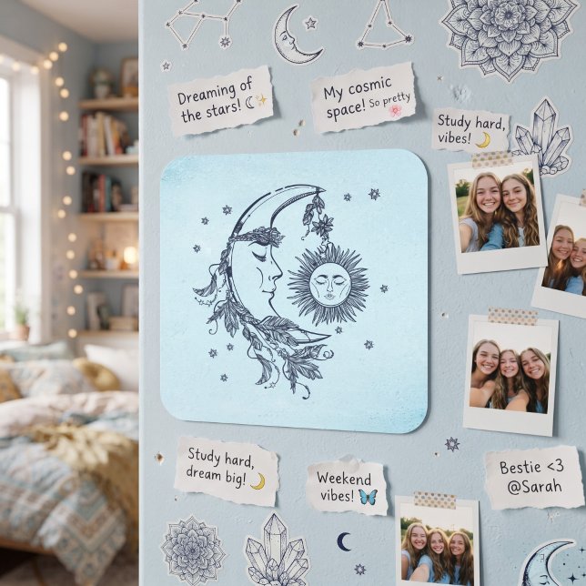 Sun and Moon Square Sticker (Creator Uploaded)