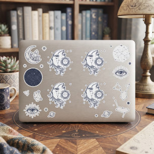 Sun and Moon Sticker