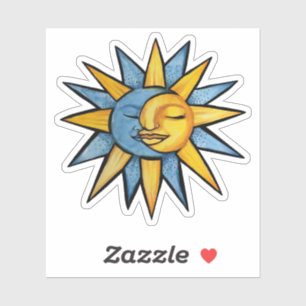 Sun and Moon Sticker