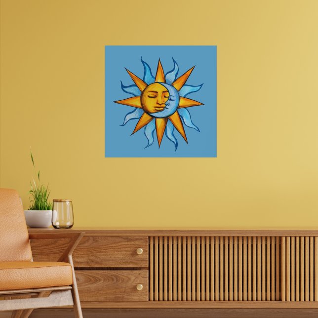 Sun and Moon Sunshine MoonChild                    Poster (Living Room 2)