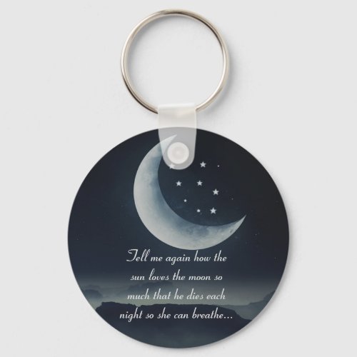 Sun and Moon Verse Keychain