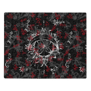 Sun and Moon, Wicca, Witch, Pagan, Halloween  Jigsaw Puzzle