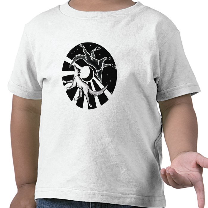 Sun and Moon Wolves Tshirt