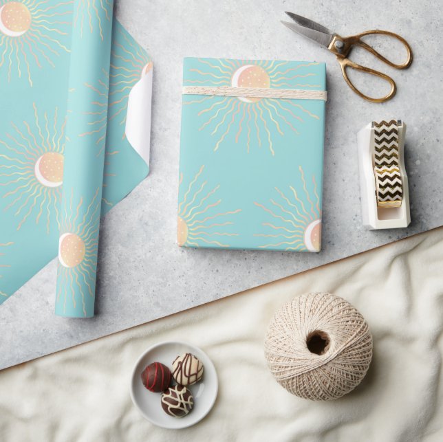 Sun And Moon Wrapping Paper (Crafts)