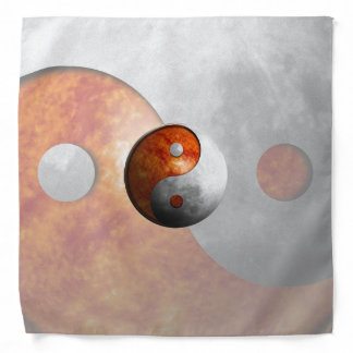 Sun and Moon Yin Yang Bandana